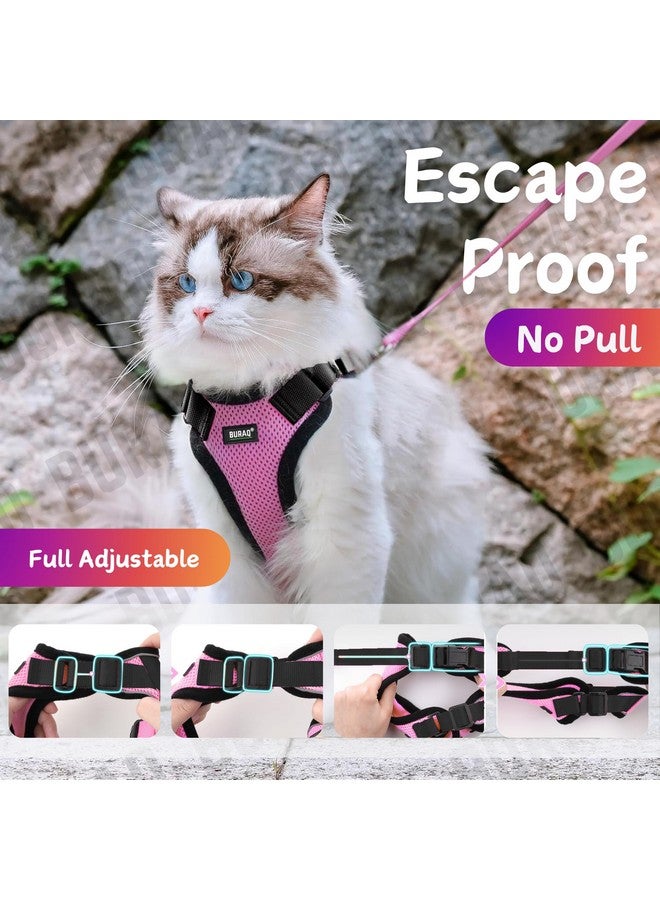 Buraq Pets Cat Harness with Leash for Outdoor, Walking, Escape Proof, Air Mesh Fabric, Easy Control, Adjustable & Durable Cat Leash with Harness for Small Medium & Large Cats (XS - Green) - Image 2