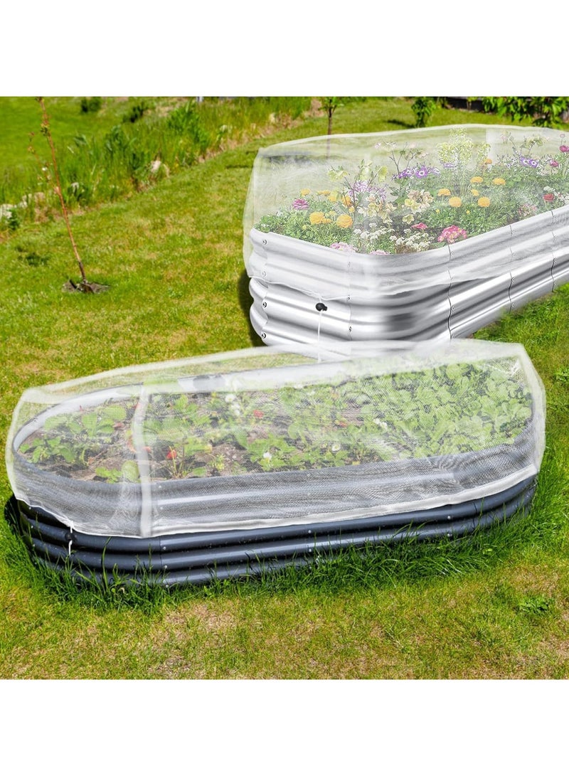 عام **طقم شبكة حديقة خارجي من قطعتين - لحماية النباتات والخضروات والفواكه والزهور من الطيور والحشرات، مزود بسحاب** - Image 2