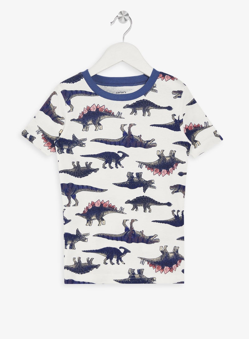 carter's Kids Printed 4PC Pyjamas Set - Image 4