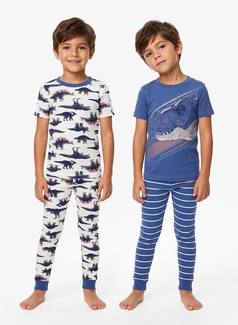 carter's Kids Printed 4PC Pyjamas Set
