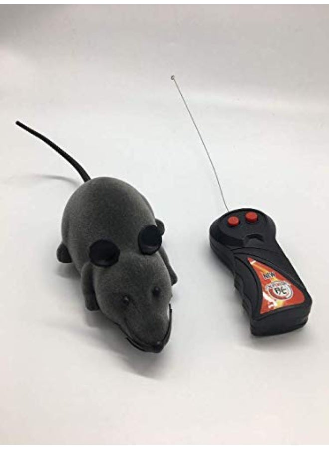 Electronic Remote Control Rat Toy for Cats, Dogs & Kids, Gray - Image 2