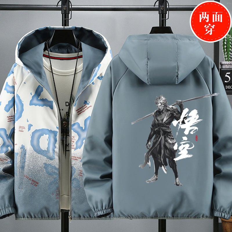 Style Jacket Cartoon Handsome All-Match Jacket Junior Students Big Children Jacket Men - Image 2