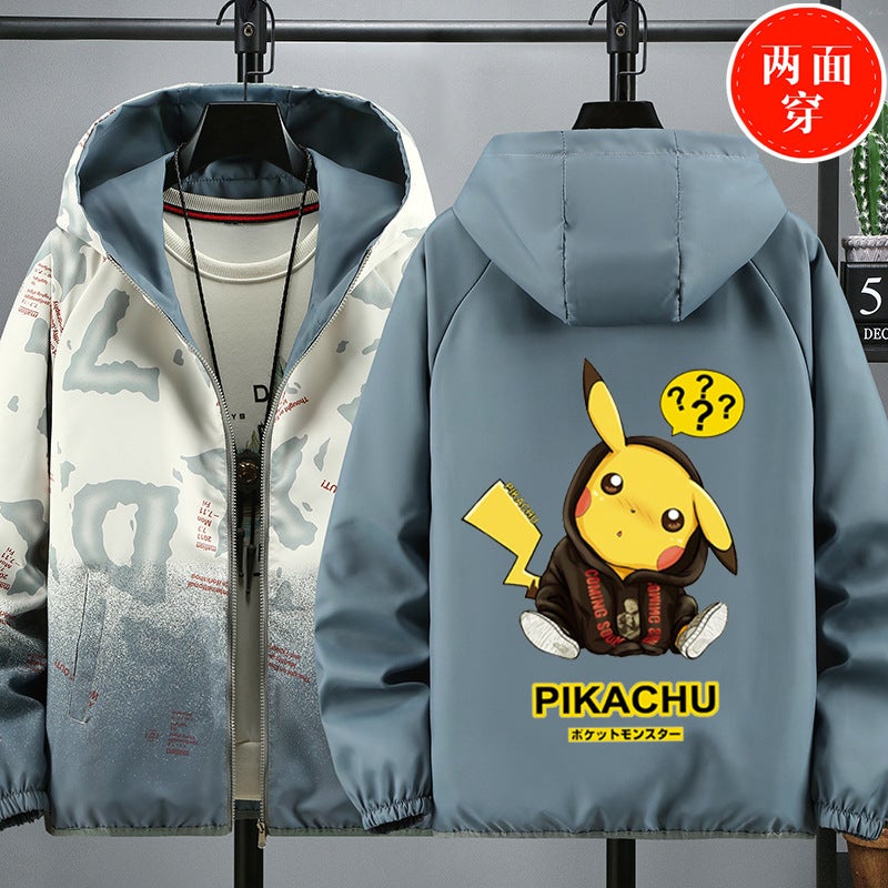 Style Jacket Cartoon Handsome All-Match Jacket Junior Students Big Children Jacket Men - Image 1