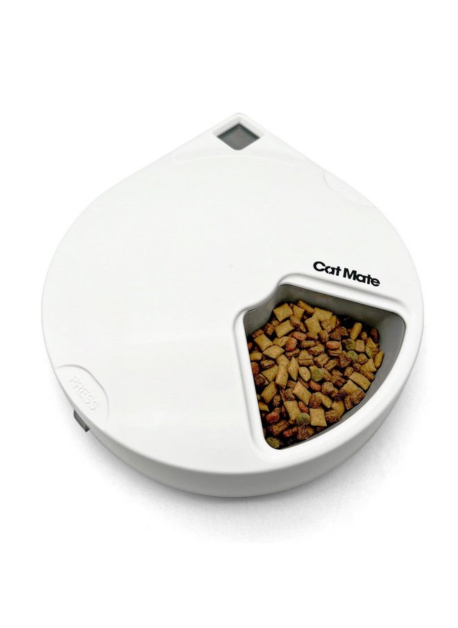 Cat Mate - Cat Mate C500 - 5 Meal Digital Automatic Feeder with Ice Packs for Cats and Small Dogs - Image 1