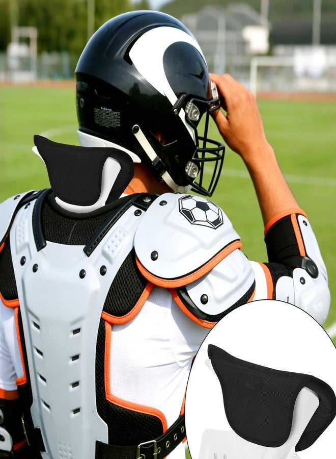 Shupakul Detachable Football Butterfly Restrictor, 1cm Extra Thickened Football Neck Protector Attach to Shoulder Pads, Cowboy Collar Shoulder Pad for Adults Athletes Sports Enhanced Impact Protection - Image 5