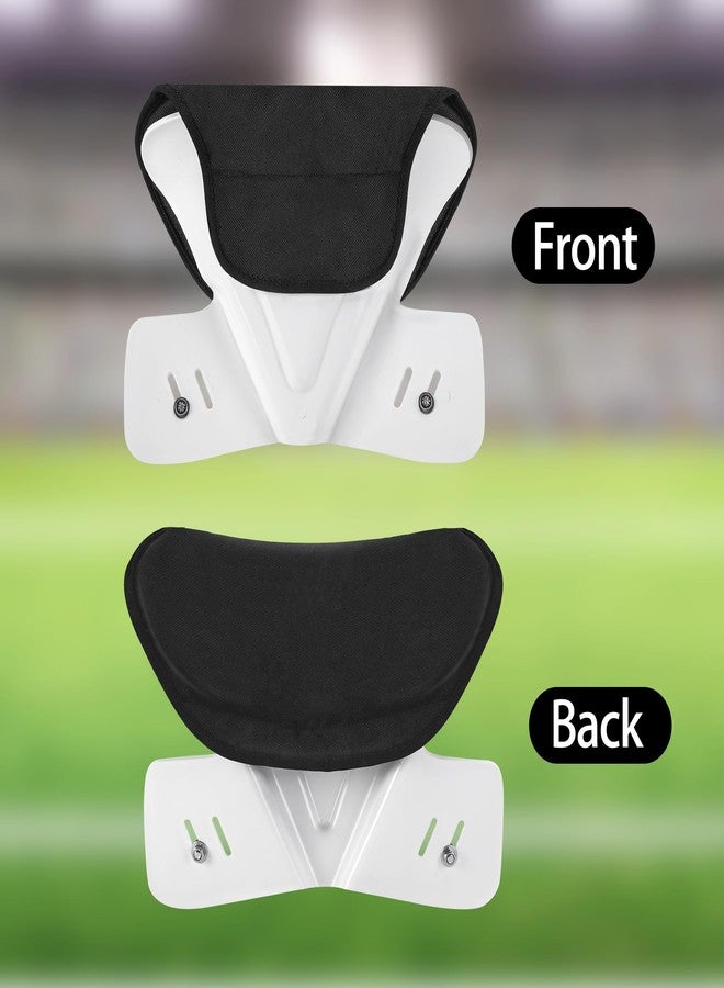 Shupakul Detachable Football Butterfly Restrictor, 1cm Extra Thickened Football Neck Protector Attach to Shoulder Pads, Cowboy Collar Shoulder Pad for Adults Athletes Sports Enhanced Impact Protection - Image 2