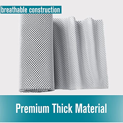 Iwtmm Shelf Liner, Non-Adhesive Roll Drawer Liners 12 Inches x 20 Feet for Drawers, Non Slip Grip Durable Strong Clean, for Cabinets, Kitchen, Storage, Desks, Kitchenware, Tableware, Black - Image 5
