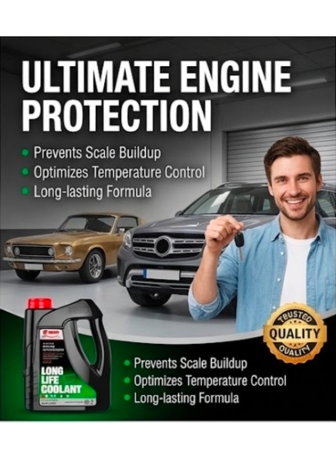 GETSUN Long Life Coolant G-1105B 2L – Anti-Rust, Anti-Scale & Anti-Boiling Radiator Coolant for Car Engine Cooling System | Green - Image 4