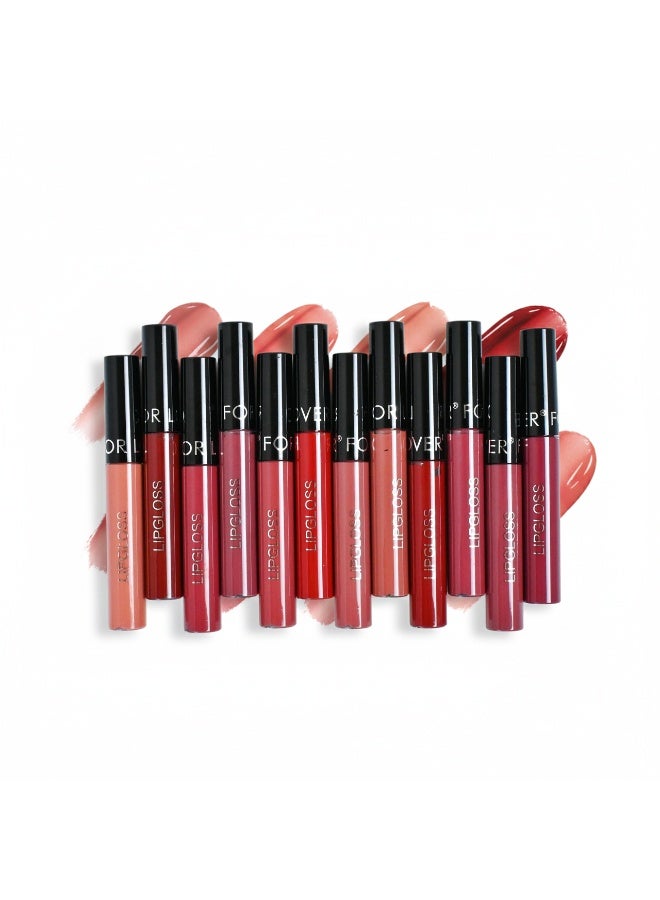 مجموعة أرواج سائلة ثابتة – 12 لون متنوع لإطلالة مثالية