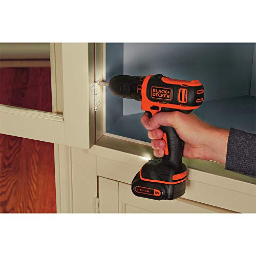 BLACK+DECKER 12V MAX Drill & Home Tool Kit, 60-Piece (BDCDD12PK) - Image 5