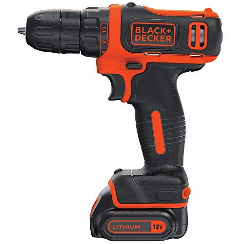 BLACK+DECKER 12V MAX Drill & Home Tool Kit, 60-Piece (BDCDD12PK) - Image 3