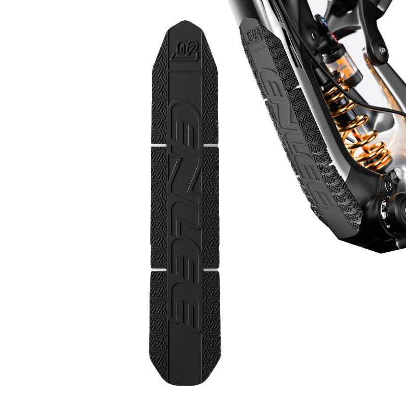 ENLEE Mountain Bike Down Tube Frame Protector, 3M MTB Bicycle Frame Guard - Protect The Bike from Collision and Scratch (Black 2) - Image 1