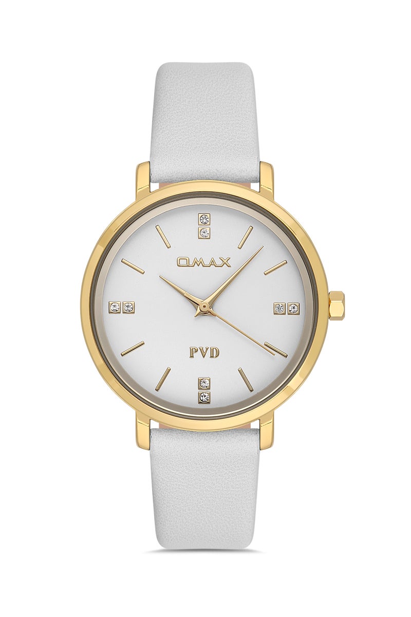 OMAX Women’s Wrist-Watch | Analog | Leather Strap | Elegant Design - Image 1