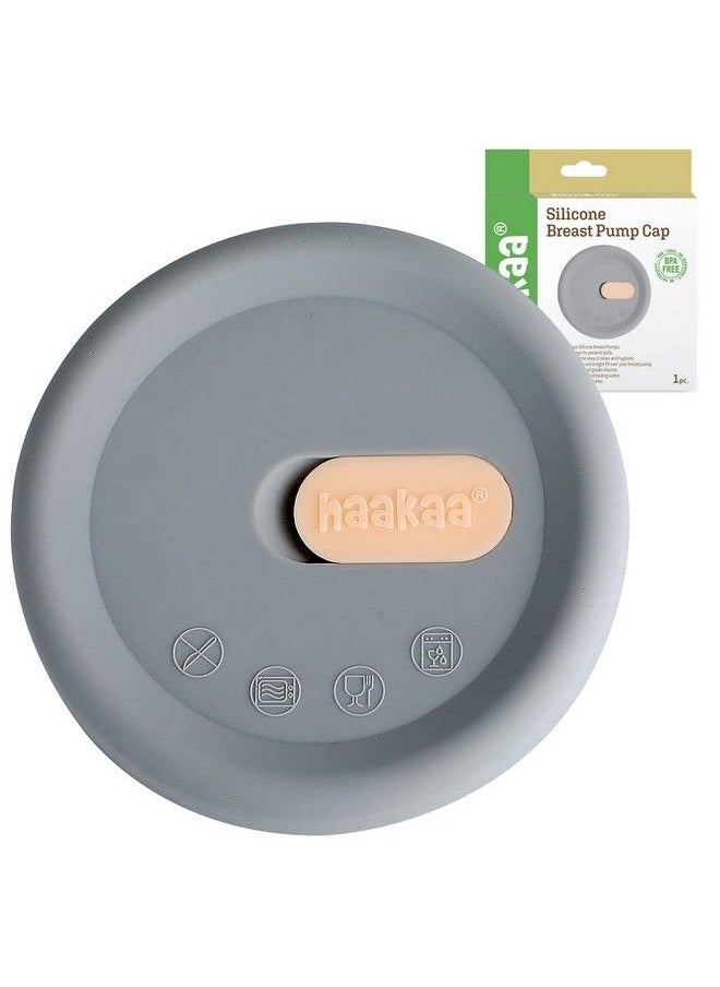 haakaa - Haakaa Lid Manual Breast Pump Silicone Cap Fit All Haakaa Breast Pumps 1 Pc - Image 1