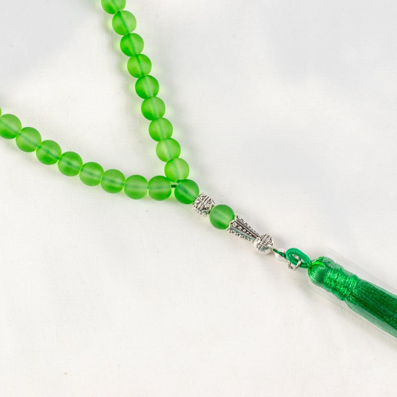 Fabulous Green Opal Stone Prayer Bead of 33 Beads - Image 3