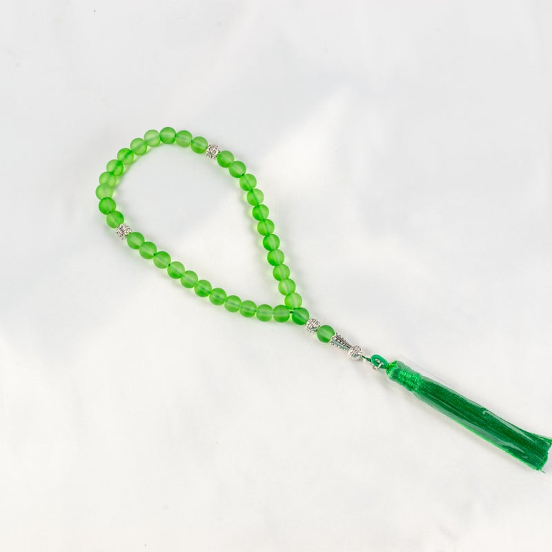 Fabulous Green Opal Stone Prayer Bead of 33 Beads - Image 1