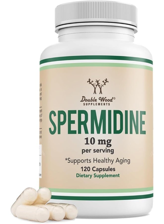 Double Wood Supplements مكملات دابل وود سبيرميدين 10 ملغ لكل حصة - Image 1