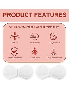 Hodaf Heat Patches for Period Pain Relief & Period Cramps, Portable Menstrual Heating Pad, Air-Activated Adhesive Heating Patches for Cramps, Suitable for All Skin Types, 5 Packs  - Image 5