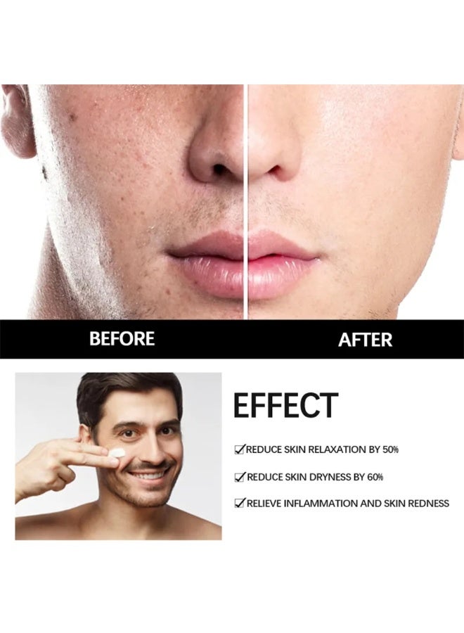 EELHOE 50ml Moisturizing Balm Deep Hydration Roughness Smooth Dryness Skin Reduces Soothing Repairing Face Cream Acne Fading Marks Anti Wrinkle Oil Control Pores Reducer Hydrating Whitening Skin Care Face Balm - Image 2