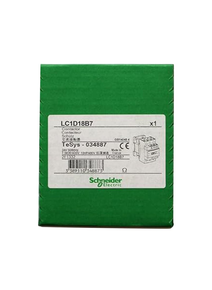 Schneider Schneider LC1D18B7 Contactor 24VAC  - Image 3