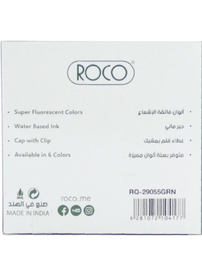 روكو قلم تمييز باللون الأخضر - Image 2