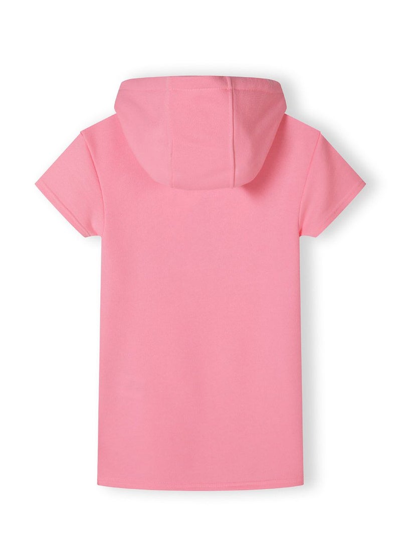 MINOTI Pink Hoodie Dress  - Image 4