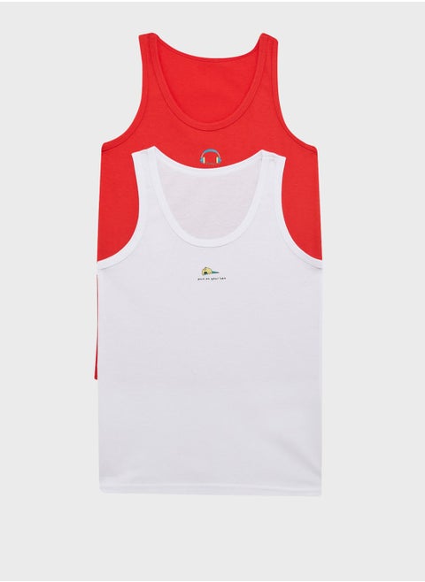 Boy 2 Piece Regular Fit Undershirt