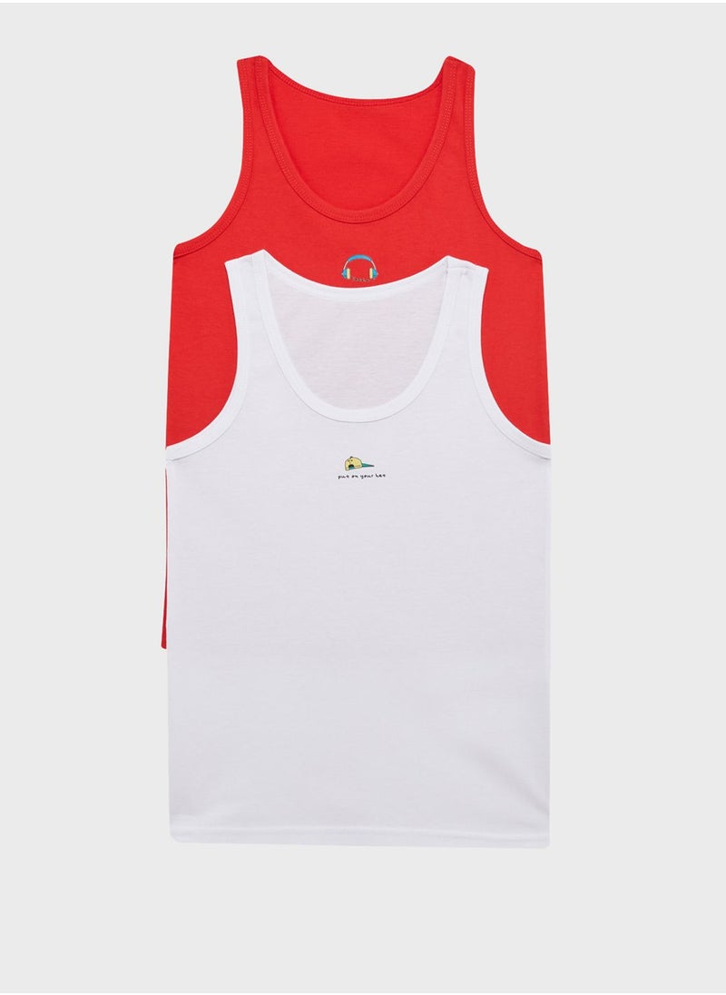 DeFacto - Boy 2 Piece Regular Fit Undershirt - Image 1