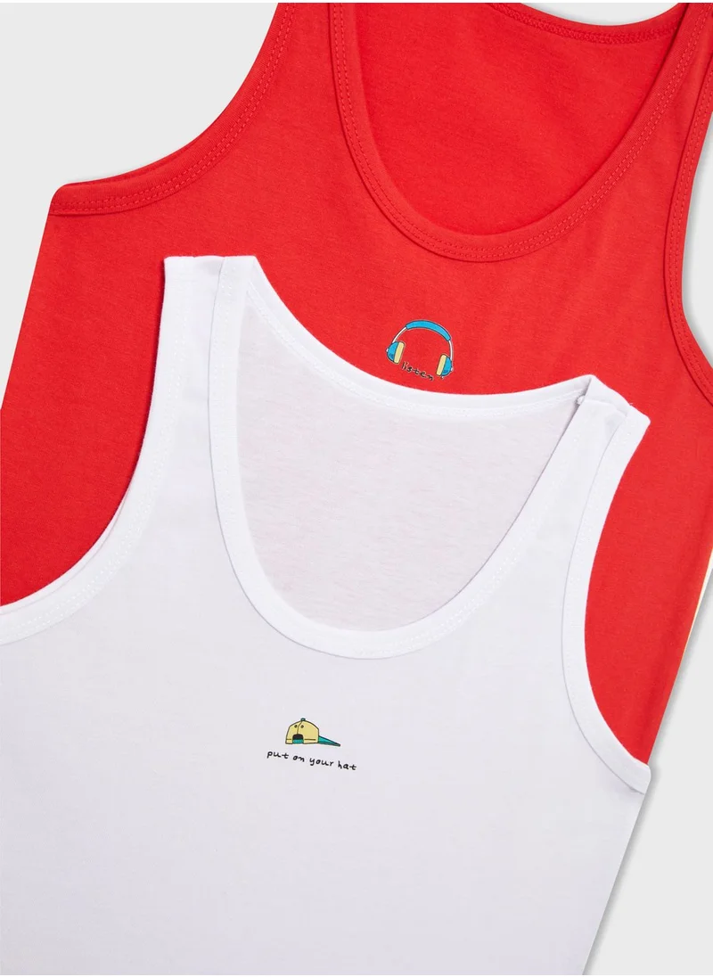 DeFacto Boy 2 Piece Regular Fit Undershirt