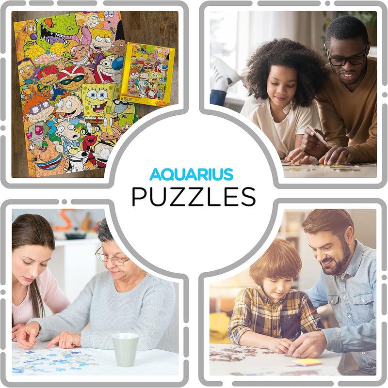 AQUARIUS Nickelodeon 90s Puzzle - 1000 Piece Jigsaw Puzzle - Officially Licensed Merchandise - 20 x 28 Inches - Image 4