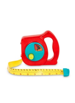 Toy Measuring Tape Working Reel & Easyhold Handle Tool Discovery Carousel Metric & Imperial Units 2 Years + Big Tape Measure