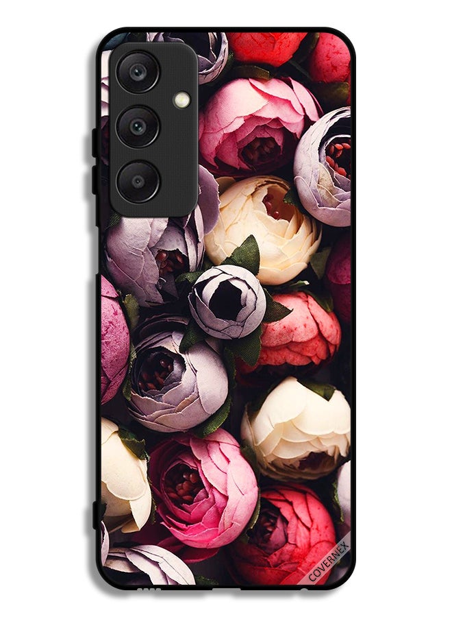 Covernex Samsung Galaxy A25 5G Protective Case Cover Dark Cone Roses - Image 1