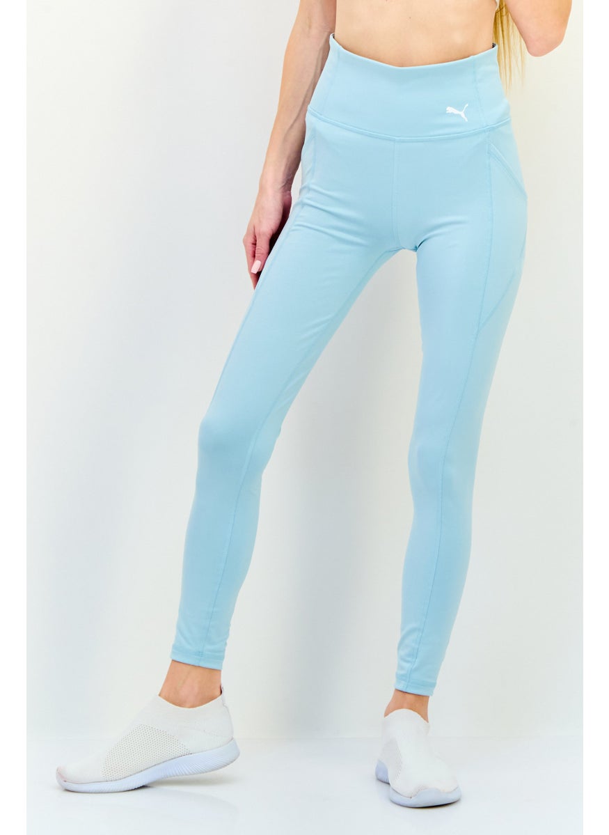 PUMA Women Sportswear Fit Training Tights, Turquoise  - Image 1