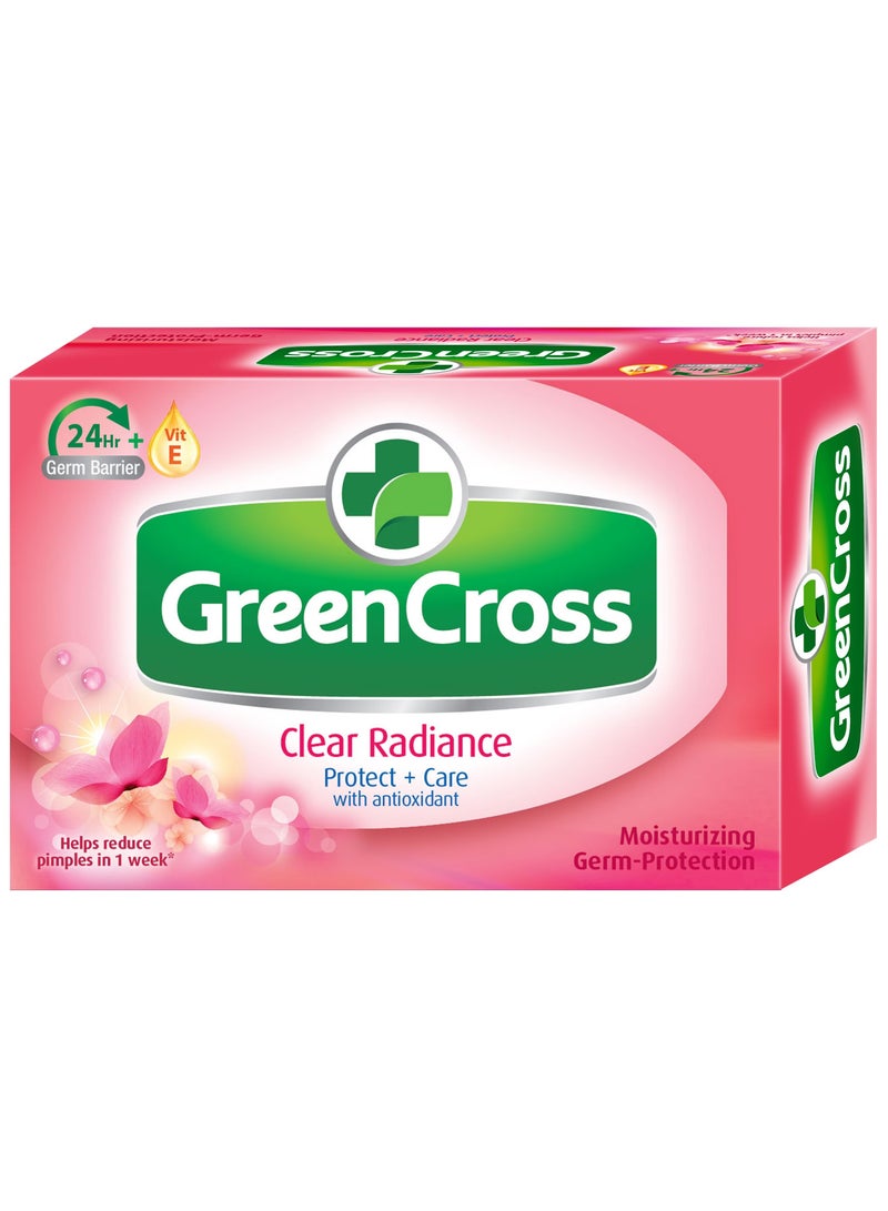 Green Cross Moisturizing Germ Protection Bar Clear Radiance 125g