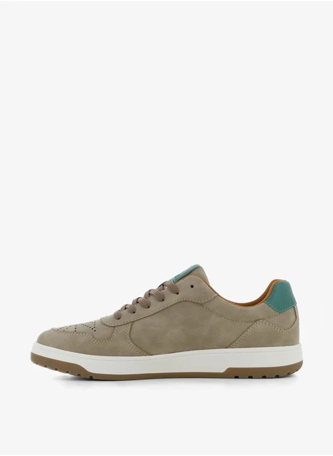 اس جي Men's Colourblock Lace-Up Sneakers