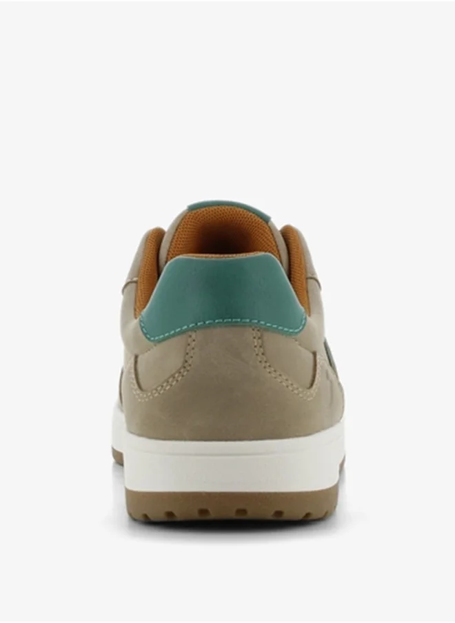 اس جي Men's Colourblock Lace-Up Sneakers