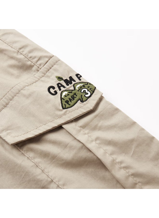 Mqd (Mqd) Boys' Summer New Outdoor Camping Lightweight Mosquito-Proof Pants Loose-Fit Cuffed Casual Pants - Image 3