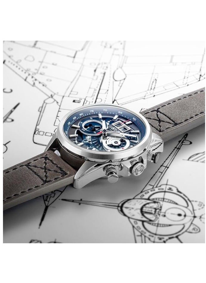 AVI-8 AV-4065-04, Chronograph Men Watches, Leather Strap  - Image 3