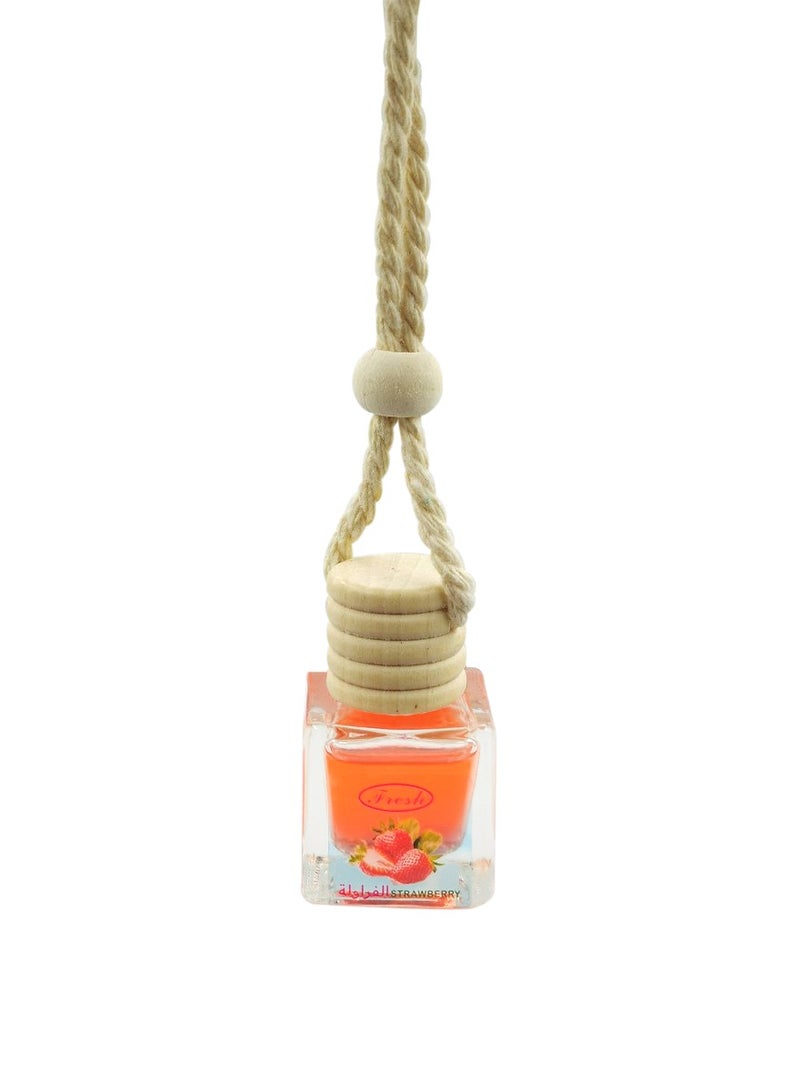 FRESH Strawberry Car Air Freshener - Hanging Perfume Diffuser - Image 3