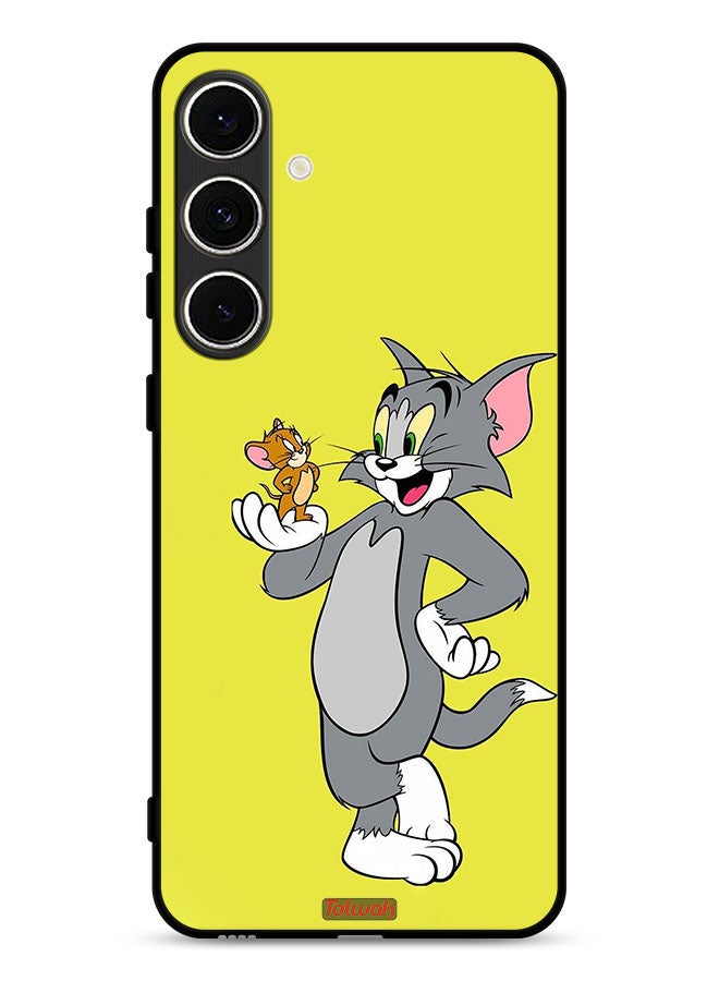 Tolwak Samsung Galaxy A36 5G Protective Case Cover Tom And Jerry - Image 1