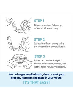 EverSmile AlignerFresh Extra Whitening Aligner & Retainer Cleaning Foam. AlignerFresh Cleaning Foam for Invisalign, ClearCorrect, Essix, Hawley Trays/Aligners. Cleans, Kills Bacteria & Whitens Teeth.  - Image 5
