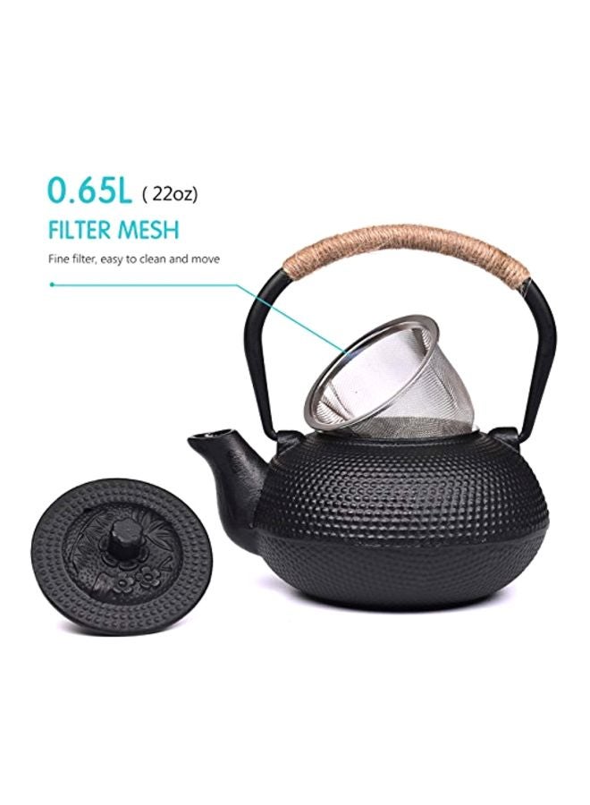 Towa Cast Iron Tea Kettle With Infuser - Image 2