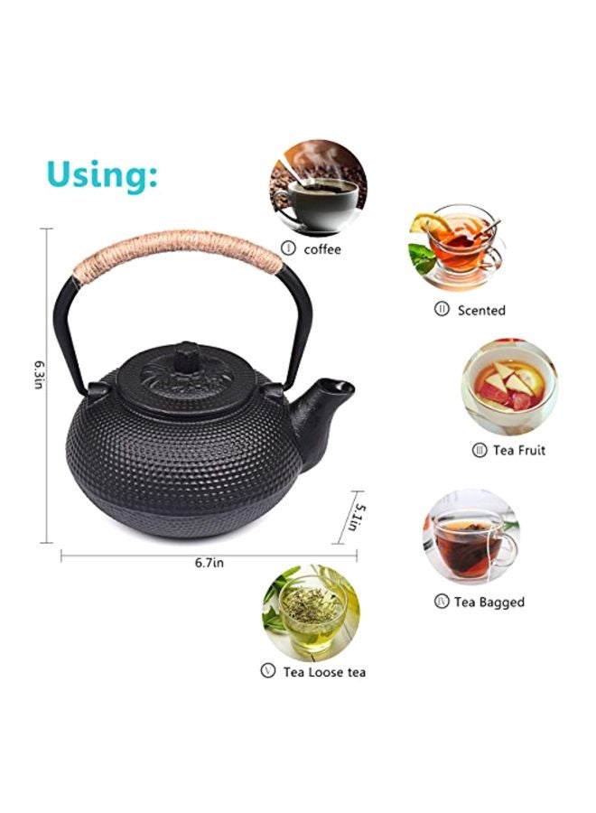 Towa Cast Iron Tea Kettle With Infuser - Image 5