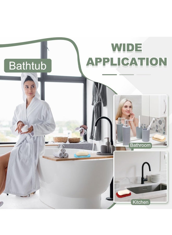 5Pcs White BPA-Free Soap Holder Pads, Soap Lifting Savers for Bathroom Shower Kitchen Travel - Image 5