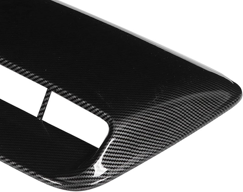 Aramox Bonnet Scoop Cover - ABS Carbon Fiber Hood Scoop Cover for Universal Automobile Modification - Image 5