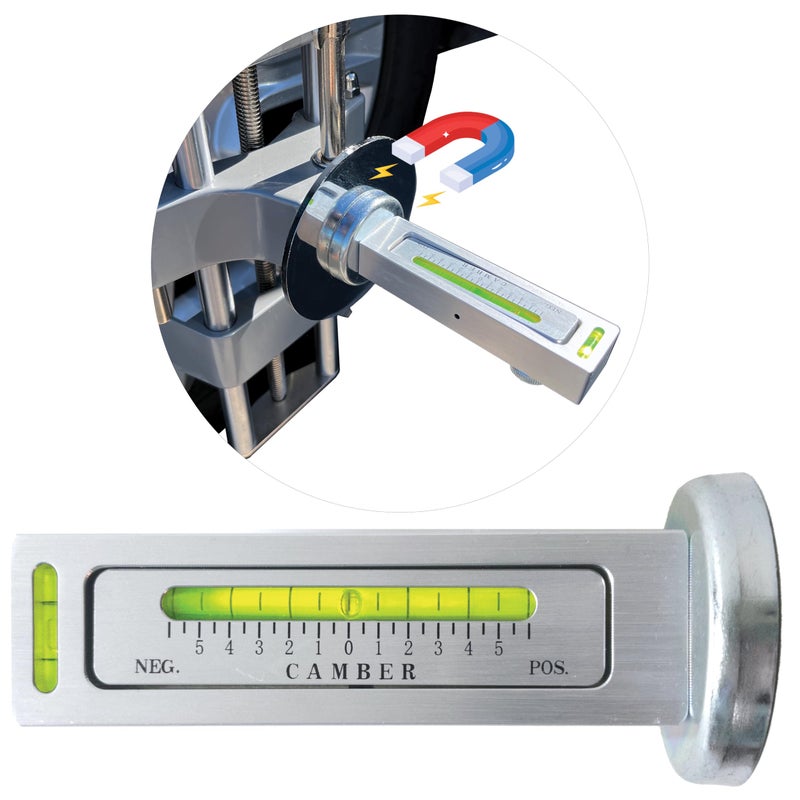 Zackman Scientific AutoSolo Caster Camber Gauge Alignment Tool - Magnetic Camber Tool with Caster Adjustments - Universal for Cars, Trucks, and SUVs - Image 1