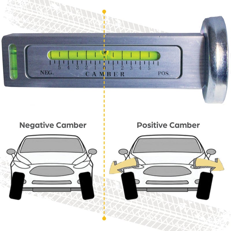 Zackman Scientific AutoSolo Caster Camber Gauge Alignment Tool - Magnetic Camber Tool with Caster Adjustments - Universal for Cars, Trucks, and SUVs - Image 4