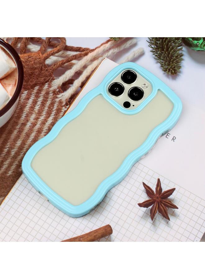 S-TOP Case For iPhone 14 Pro Max Candy Color Wave TPU Clear PC Phone Case - Image 2