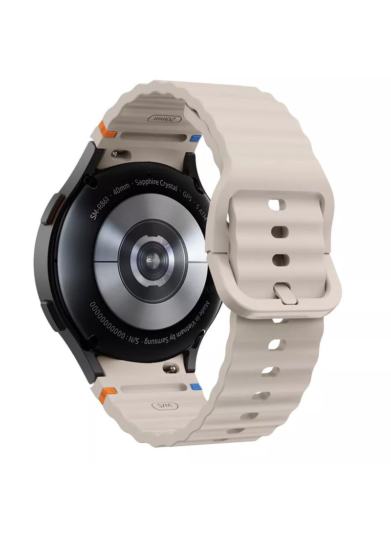 Breathable Sport Loop Band for Samsung Watch 4/5/6/7 Lightweight & Comfortable Sport Loop Strap - Image 3