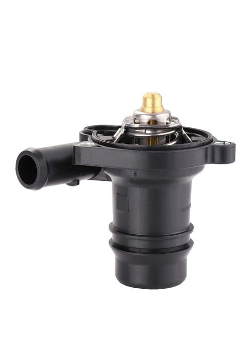 55565336 Engine Coolant Thermostat Housing Assembly with Water Inlet, Fits for 2013-2016 Buick Encore 2011-2016 Chevy Cruze 2012-2015 Chevy Sonic Thermostat Housing Assembly Replace 55593034 55579010